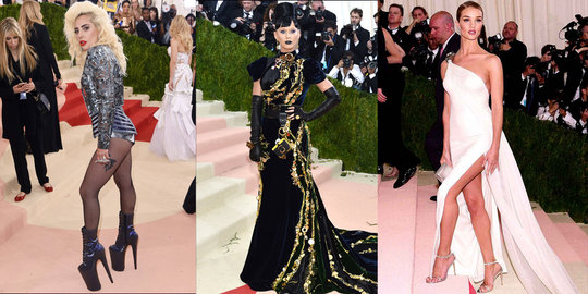 Usung tema futuristik, Met Gala 2016 bertabur kostum nyeleneh