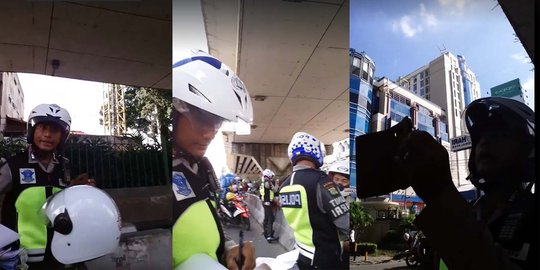 Tanyakan surat tugas, pemotor ditilang & dituduh melawan petugas