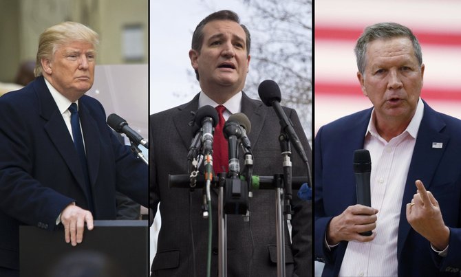 persaingan tiga capres partai republik as