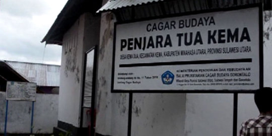 Mengunjungi penjara peninggalan Portugis di Minahasa Utara