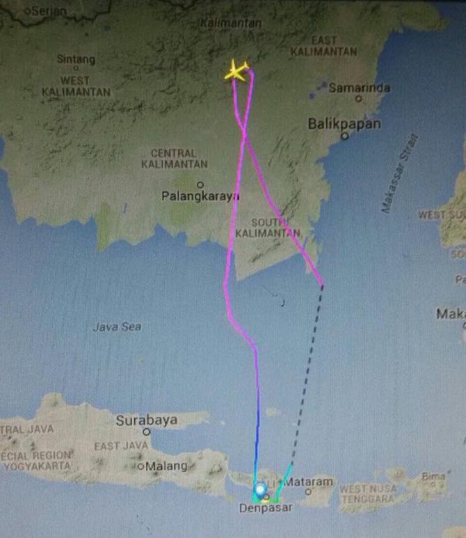 pesawat hong kong airlanes turbulensi di kalimantan
