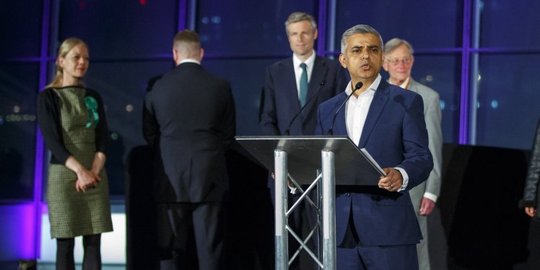 Tak terima London dipimpin orang Islam, kandidat ini buang muka