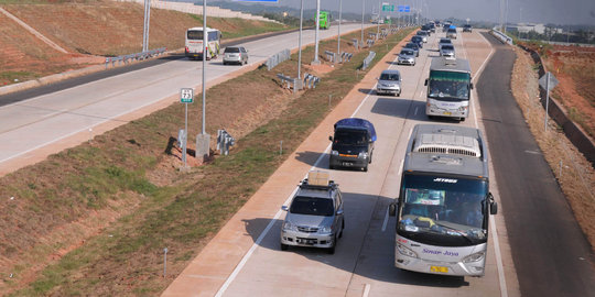 Arus balik libur panjang, Tol Cipali macet