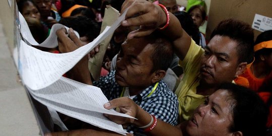 Serbuan warga Filipina antusias pilih presiden baru