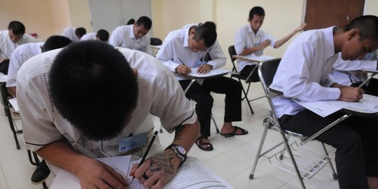 15 Napi anak ikuti UN di LP Sukamiskin
