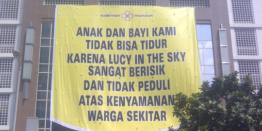 Satpol PP beri waktu Lucy In The Sky 14 hari buat pasang peredam