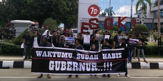 30 Pendemo desak gubernur Kaltim cabut 330 izin tambang bermasalah