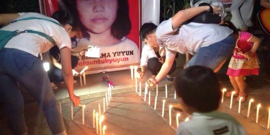 Darurat kejahatan seksual, 1.000 lilin buat Yuyun sampai Samarinda