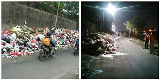 Tak ada lagi tumpukan sampah di tepi jalan Kebon Jeruk