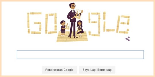 Mengenal Daeng Soetigna, pemain angklung legendaris di Google Doodle