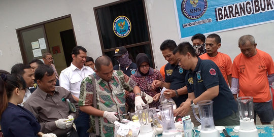 BNNP Sumut musnahkan 4 kg sabu dan 24,9 ganja