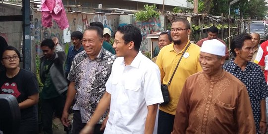 Jika jadi Gubernur DKI, Sandiaga janji tak gusur semena-mena