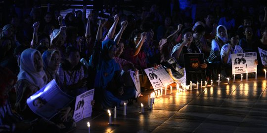 Malam 1.000 lilin untuk korban kekerasan seksual