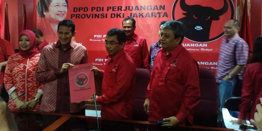 Sandiaga Uno optimis lolos penjaringan calon gubernur DKI di PDIP