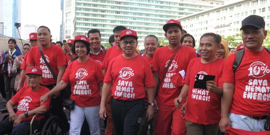 Sudirman Said kampanyekan hemat listrik di CFD