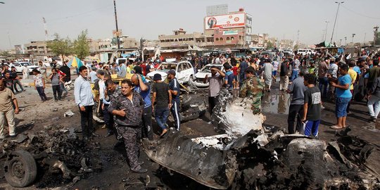 Serangan bom beruntun hantam Irak, 63 nyawa melayang