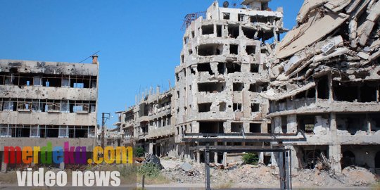 Video: Porak poranda Kota Homs, imbas Perang Suriah