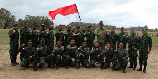 Merah Putih berkibar, TNI lagi-lagi juara umum di Australia!