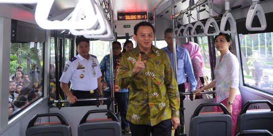 Tahun depan, Ahok ingin semua bus di DKI dikuasai Transjakarta
