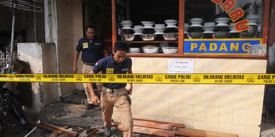 Ledakan tabung gas di RM Sederhana Slipi, 8 orang luka 