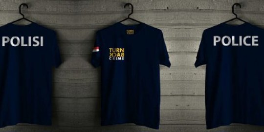 Sipil salah gunakan kaos Turn Back Crime akan dihukum