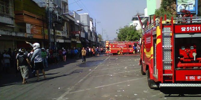 Tak ada hidran air, pemadaman kebakaran Pasar Besar Malang terhambat