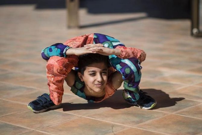 mohammad al shaikh spiderman cilik dari gaza