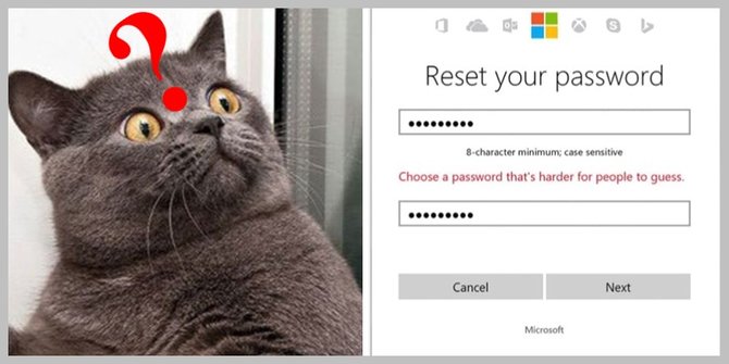 Ini deretan password 'pasaran' yang dilarang oleh Microsoft