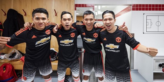 4 Fans United asal Indonesia sambangi Old Trafford berkat Chevrolet