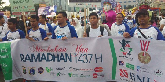 Ribuan peserta pawai Ramadan meriahkan CFD