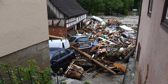 Luar biasa dahsyat banjir melanda Jerman