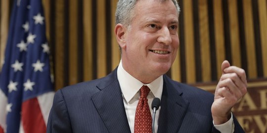 blasio walikota new york city