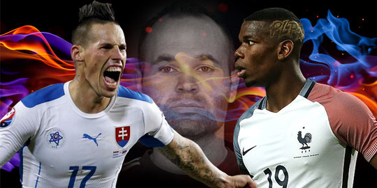 Pertarungan 7 playmaker terbaik dunia di pentas Euro 2016