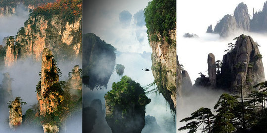 Ketika dua objek wisata China berebut klaim untuk film Avatar