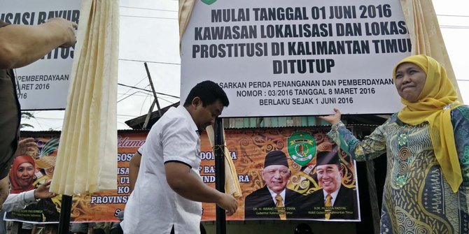 22 Lokalisasi di Kalimantan Timur ditutup serentak