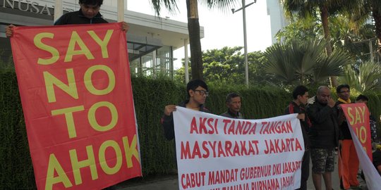 Peralatan disita polisi, demo Ahok depan Gedung KPK terancam batal