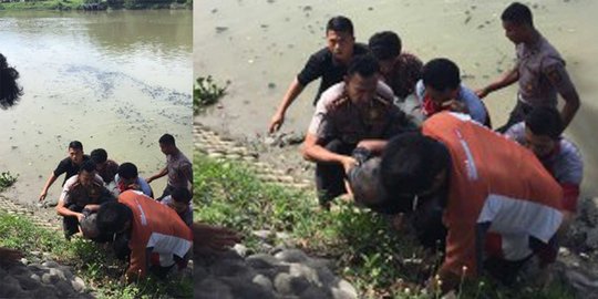 Berbasah-basahan, Kapolresta Banda Aceh tolong kakek jatuh ke sungai
