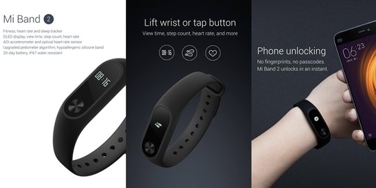 Jam tangan pintar Xiaomi Mi Band 2 rilis, harga cuma Rp 