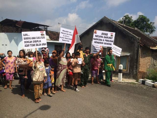 kopral bagyo demo kekerasan anak