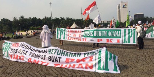 Demo antiPKI, massa malah sindir TNI masuk gorong-gorong sampai Ahok