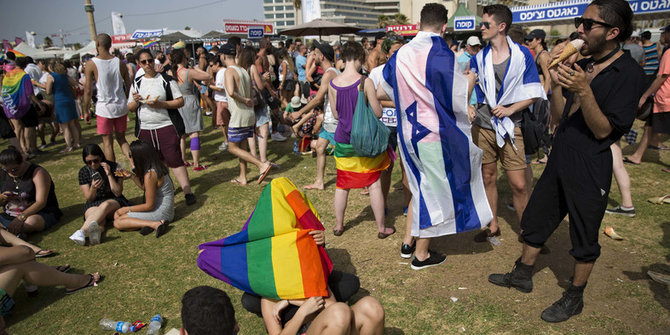 Di Ibu Kota Israel 200 ribu pendukung LGBT gelar pesta jalanan