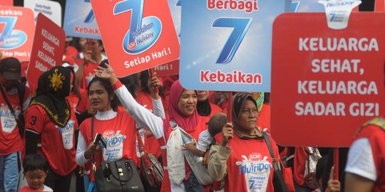 Ribuan warga semarakkan kampanye Gerakan 7 Hari Minum Susu