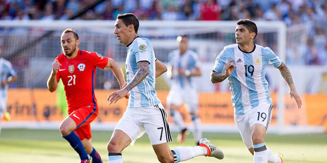 Argentina sukses buat juara bertahan Copa America tersungkur