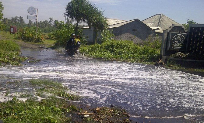 gelombang pasang di bali