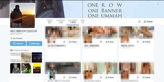Diserang peretas, akun Twitter ISIS dibanjiri foto-foto porno