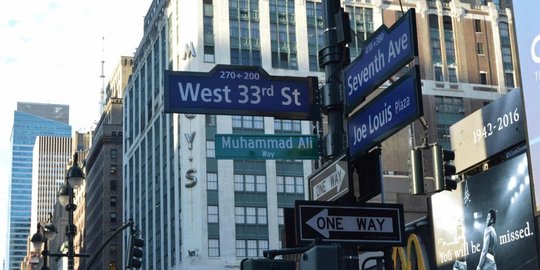 Muhammad Ali jadi nama jalan di Kota New York