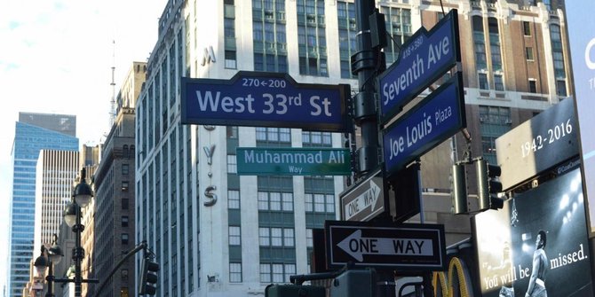 nama kota terlucu di dunia Muhammad Ali jadi nama jalan di Kota New York merdeka com