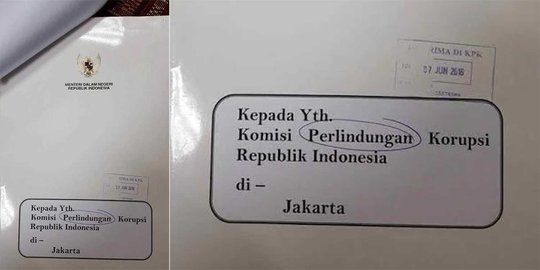 Insiden surat 'Komisi Perlindungan Korupsi', Mendagri pecat staf