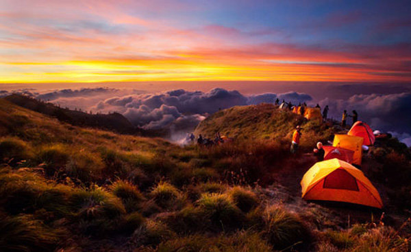 panorama gunung rinjani