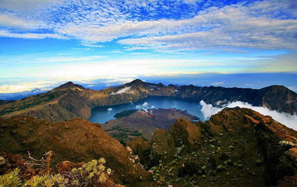 panorama gunung rinjani